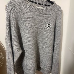 Grey knit Victoria secret sweater